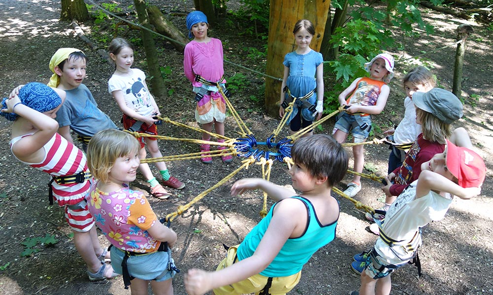 Kindergeburtstag im Kletterwald