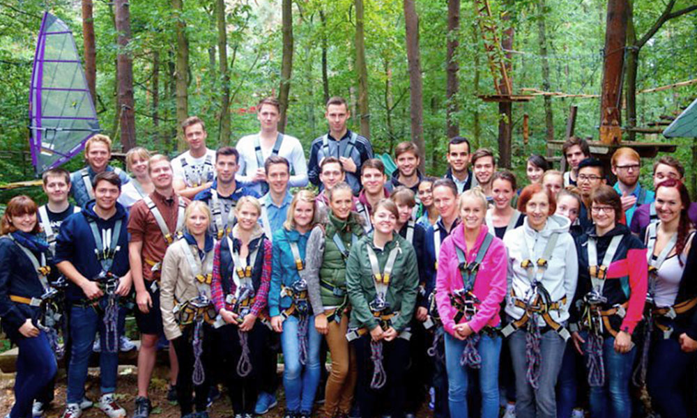 Klassenausflug in den Kletterwald